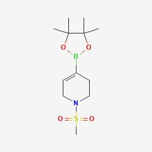 1-methylsulfonyl-4-(4,4,5,5-tetramethyl-1,3,2-dioxaborolan-2-yl)-3,6-dihydro-2H-pyridine CAS 1382137-67-8