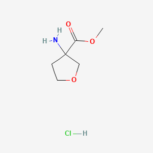 methyl 3-aminooxolane-3-carboxylate;hydrochloride CAS 1384431-37-1