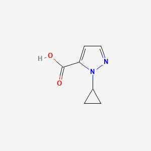 2-cyclopropylpyrazole-3-carboxylic acid CAS 1393532-43-8