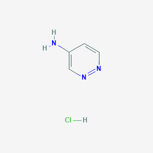 pyridazin-4-amine;hydrochloride CAS 1400764-35-3