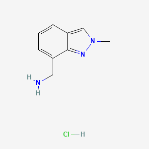 (2-methylindazol-7-yl)methanamine;hydrochloride CAS 1400764-43-3