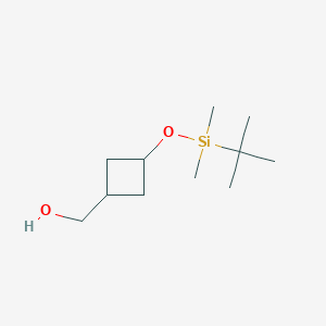 [3-[tert-butyl(dimethyl)silyl]oxycyclobutyl]methanol CAS 1403767-02-1