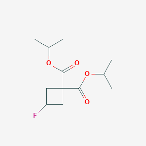 dipropan-2-yl 3-fluorocyclobutane-1,1-dicarboxylate CAS 1403767-29-2