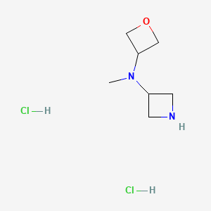 N-methyl-N-(oxetan-3-yl)azetidin-3-amine;dihydrochloride CAS 1403767-34-9