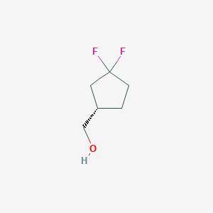 [(1S)-3,3-difluorocyclopentyl]methanol CAS 1407991-23-4