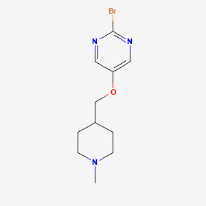 2-bromo-5-[(1-methylpiperidin-4-yl)methoxy]pyrimidine CAS 1419101-22-6