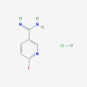 6-fluoropyridine-3-carboximidamide;hydrochloride CAS 1419101-31-7