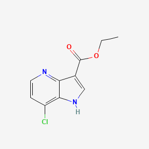 ethyl 7-chloro-1H-pyrrolo[3,2-b]pyridine-3-carboxylate CAS 1419101-46-4