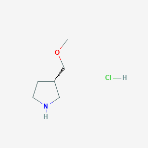 (3S)-3-(methoxymethyl)pyrrolidine;hydrochloride CAS 1421050-43-2