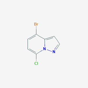 4-bromo-7-chloropyrazolo[1,5-a]pyridine CAS 1427419-42-8