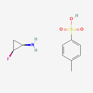 cis-(1R,2S)-2-fluorocyclopropan-1-amine;4-methylbenzenesulfonic acid CAS 143062-84-4