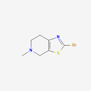 2-bromo-5-methyl-6,7-dihydro-4H-[1,3]thiazolo[5,4-c]pyridine CAS 143150-92-9