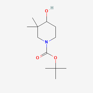 tert-butyl 4-hydroxy-3,3-dimethylpiperidine-1-carboxylate CAS 143306-65-4
