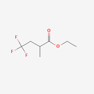 ethyl 4,4,4-trifluoro-2-methylbutanoate CAS 143484-00-8