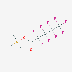 trimethylsilyl 2,2,3,3,4,4,5,5,5-nonafluoropentanoate CAS 1435806-43-1