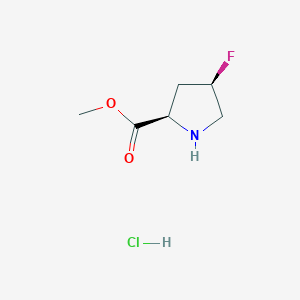 methyl (2R,4R)-4-fluoropyrrolidine-2-carboxylate;hydrochloride CAS 1445948-46-8