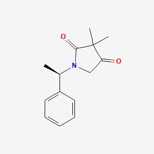 3,3-dimethyl-1-[(1R)-1-phenylethyl]pyrrolidine-2,4-dione CAS 145704-80-9