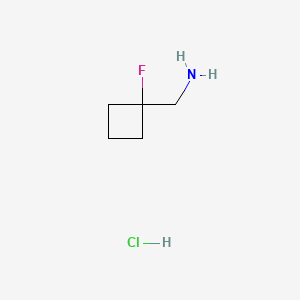 (1-fluorocyclobutyl)methanamine;hydrochloride CAS 1462885-81-9