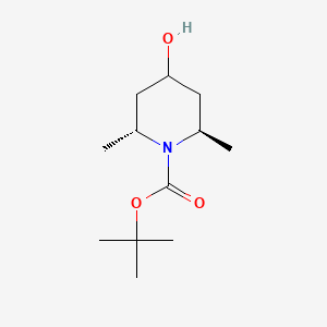 tert-butyl (2R,6R)-4-hydroxy-2,6-dimethylpiperidine-1-carboxylate CAS 146337-39-5