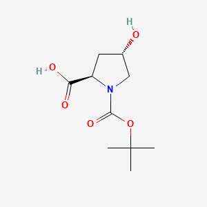 (2R,4S)-4-hydroxy-1-[(2-methylpropan-2-yl)oxycarbonyl]pyrrolidine-2-carboxylic acid CAS 147266-92-0