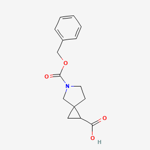 5-phenylmethoxycarbonyl-5-azaspiro[2.4]heptane-2-carboxylic acid CAS 150543-37-6