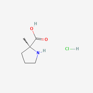 (2S)-2-methylpyrrolidine-2-carboxylic acid;hydrochloride CAS 1508261-86-6