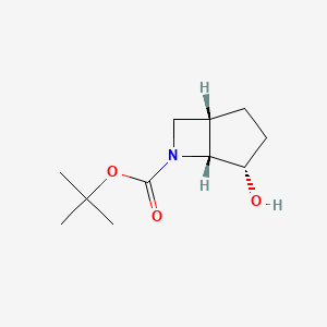 tert-butyl (1S,4S,5R)-4-hydroxy-6-azabicyclo[3.2.0]heptane-6-carboxylate CAS 1523530-18-8