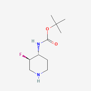 tert-butyl N-[(3R,4R)-3-fluoropiperidin-4-yl]carbamate CAS 1523530-29-1