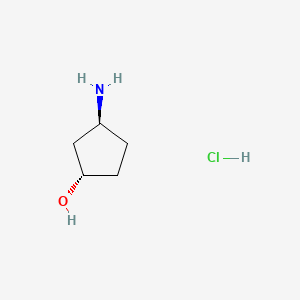 trans-(1S,3S)-3-aminocyclopentan-1-ol;hydrochloride CAS 1523530-42-8