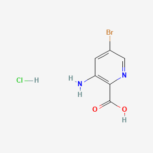3-amino-5-bromopyridine-2-carboxylic acid;hydrochloride CAS 1523570-94-6