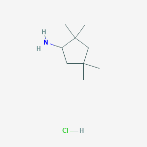 2,2,4,4-tetramethylcyclopentan-1-amine;hydrochloride CAS 1523618-17-8