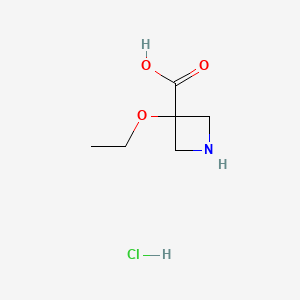 3-ethoxyazetidine-3-carboxylic acid;hydrochloride CAS 1523618-24-7