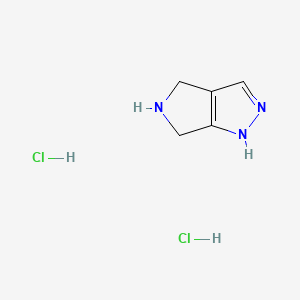 1,4,5,6-tetrahydropyrrolo[3,4-d]pyrazole;dihydrochloride CAS 157327-47-4