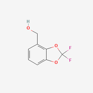 (2,2-difluoro-1,3-benzodioxol-4-yl)methanol CAS 157437-25-7