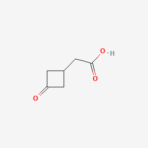 2-(3-oxocyclobutyl)acetic acid CAS 1610028-25-5