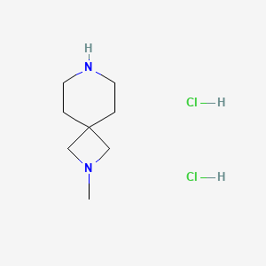2-methyl-2,7-diazaspiro[3.5]nonane;dihydrochloride CAS 1610028-42-6