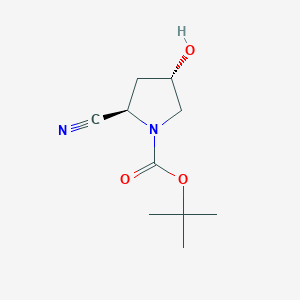 tert-butyl (2R,4S)-2-cyano-4-hydroxypyrrolidine-1-carboxylate CAS 1613482-42-0