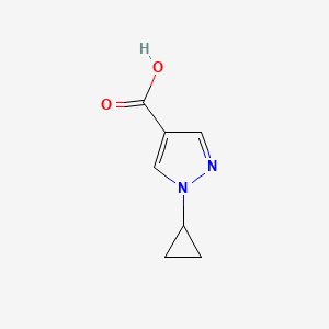 1-cyclopropylpyrazole-4-carboxylic acid CAS 1622883-44-6