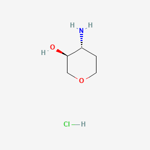 (3S,4R)-4-aminooxan-3-ol;hydrochloride CAS 1630815-44-9