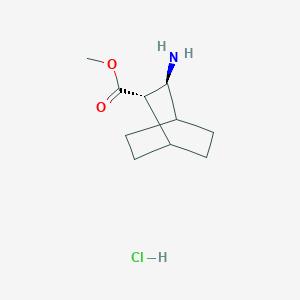 methyl (2S,3S)-3-aminobicyclo[2.2.2]octane-2-carboxylate;hydrochloride CAS 1630906-99-8