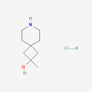 2-methyl-7-azaspiro[3.5]nonan-2-ol;hydrochloride CAS 1630907-15-1