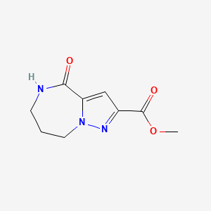 methyl 4-oxo-5,6,7,8-tetrahydropyrazolo[1,5-a][1,4]diazepine-2-carboxylate CAS 163213-38-5