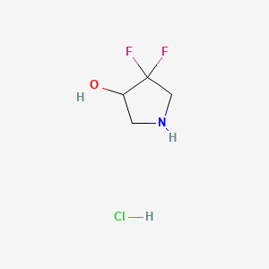 4,4-difluoropyrrolidin-3-ol;hydrochloride CAS 1638764-82-5
