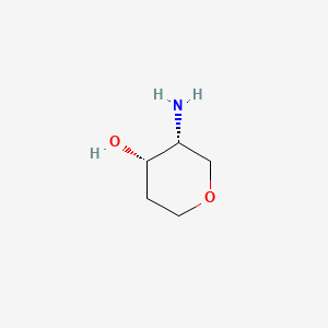 (3R,4S)-3-aminooxan-4-ol CAS 1638771-36-4