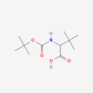 3,3-dimethyl-2-[(2-methylpropan-2-yl)oxycarbonylamino]butanoic acid CAS 169870-82-0