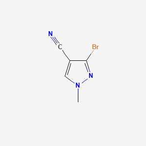 3-bromo-1-methylpyrazole-4-carbonitrile CAS 1703808-62-1