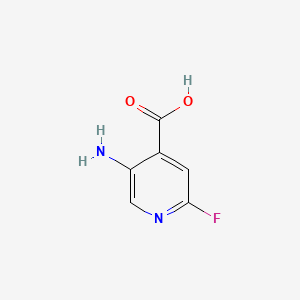 5-amino-2-fluoropyridine-4-carboxylic acid CAS 171178-43-1