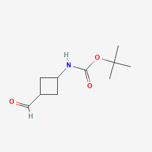 tert-butyl N-(3-formylcyclobutyl)carbamate CAS 171549-91-0