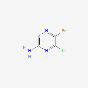 5-bromo-6-chloropyrazin-2-amine CAS 173253-42-4
