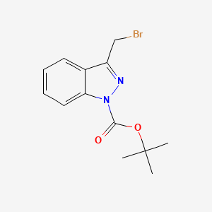 tert-butyl 3-(bromomethyl)indazole-1-carboxylate CAS 174180-42-8